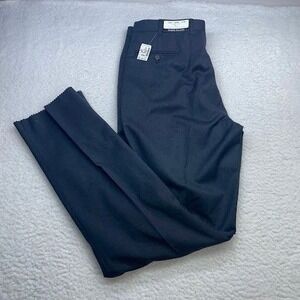 NWT Jos A Bank Dress Pants Mens 38r DK Gray Wool Blend Pleated Front Windsor NEW